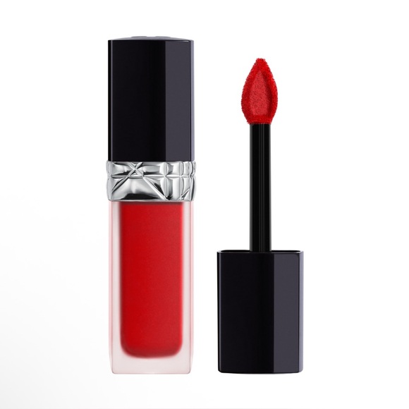 Rouge Dior Forever Liquid Lipstick 999 Iconic Dior Red NWOB - Picture 1 of 4